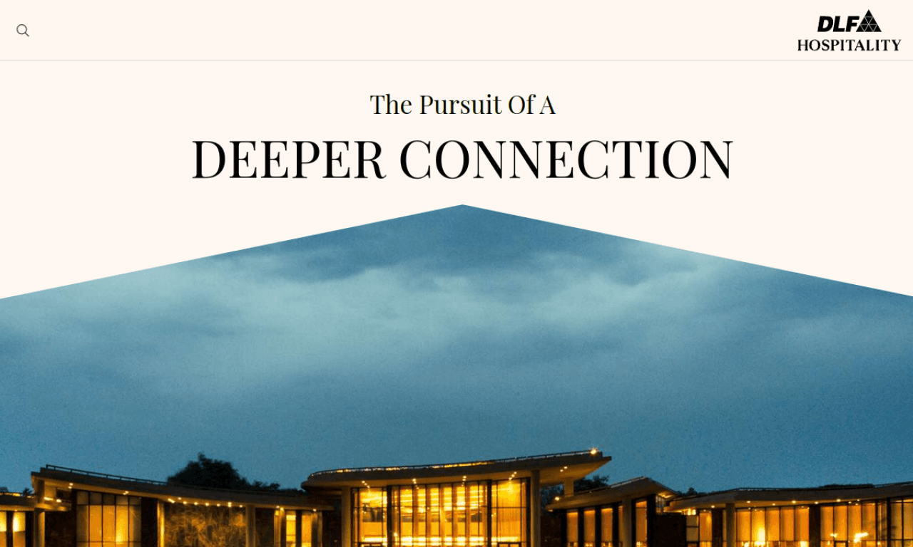 DLF Hospitality website screenshot